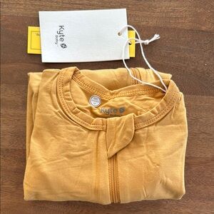 Kyte Baby Onesie Footie - Mustard Yellow - NWT